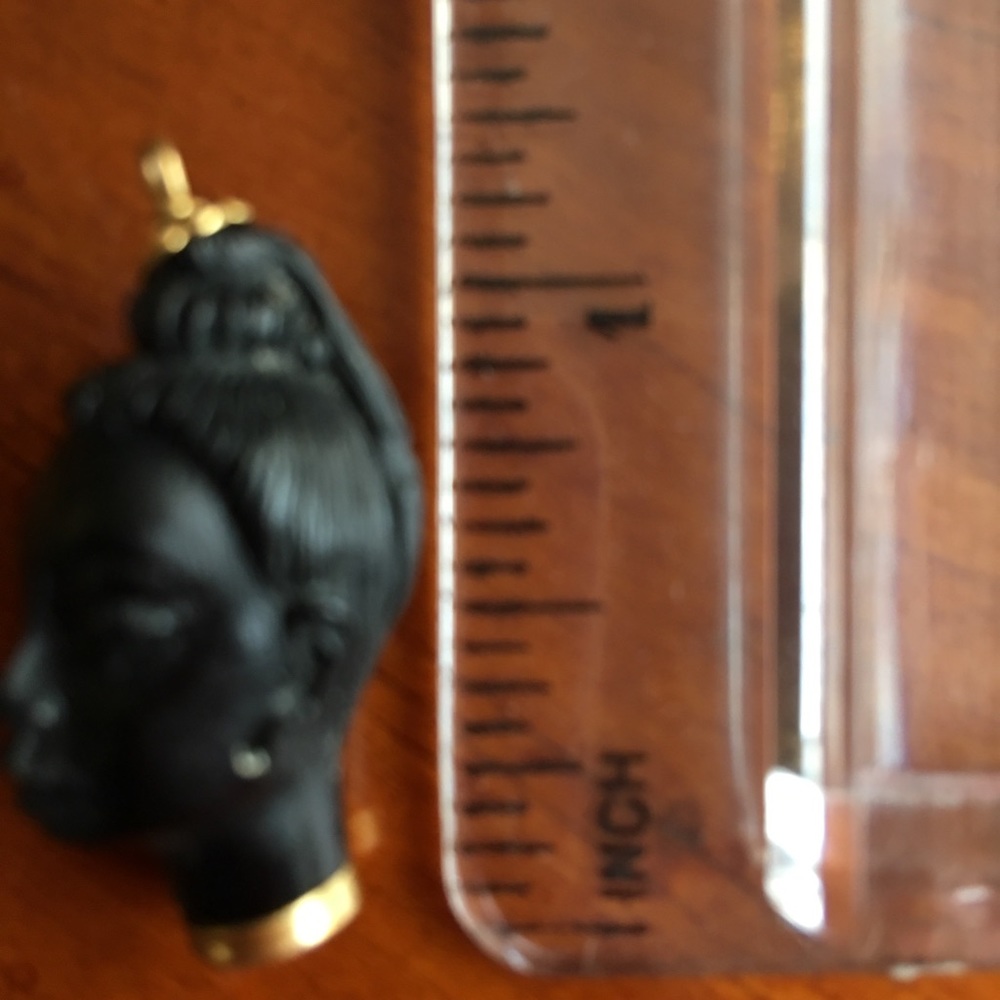 🎉HP🎉VTG Corletto Blackamoor 18K/G Charm/Pendant - Picture 3 of 7